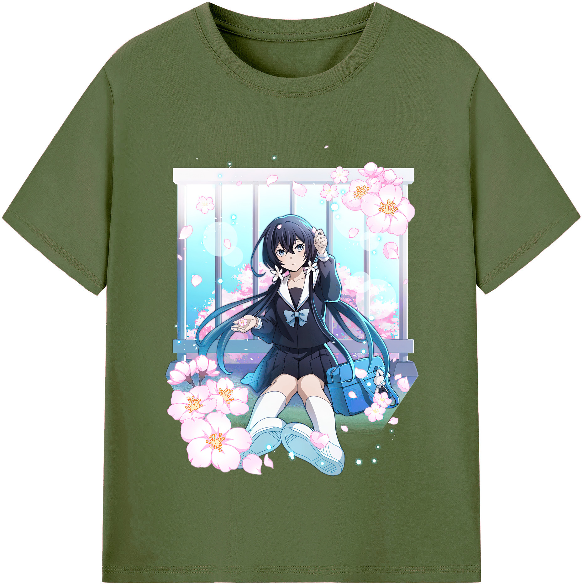 （画像用） 文豪ストレイドッグス Bungo Stray Dogs 綿100％半袖Tシャツ（フロントプリント）